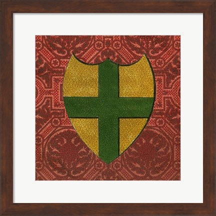 Framed Noble Crest I Print