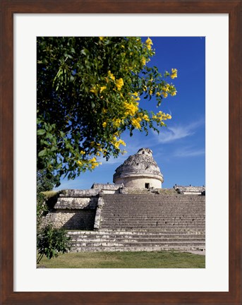 Framed Low angle view of El Caracol Observatory Print