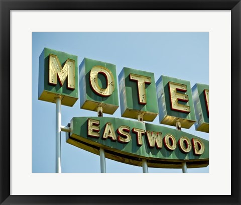 Framed Vintage Motel III Print