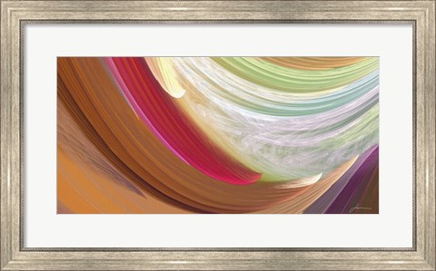 Framed Wind Waves II Print