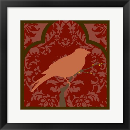 Framed Moroccan Songbird I Print