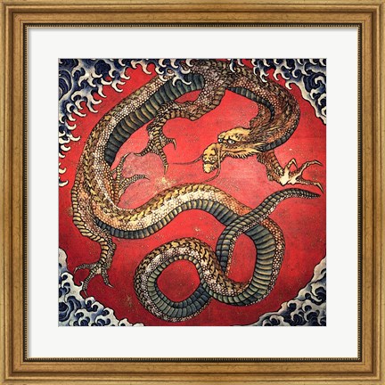 Framed Dragon Print