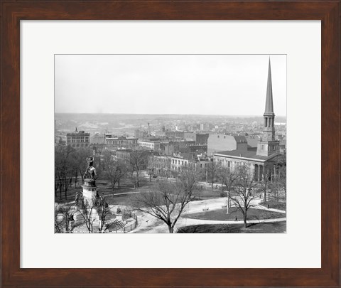 Framed Capitol Square Richmond, Va. Print