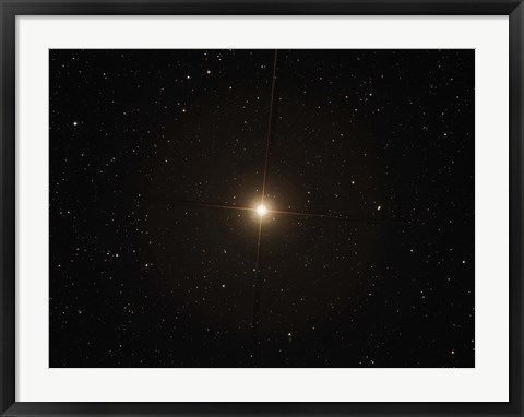 Framed red supergiant Betelgeuse Print