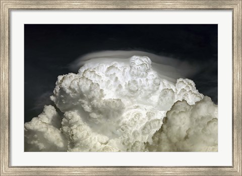 Framed Cumulus Congestus cloud with Pileus Print