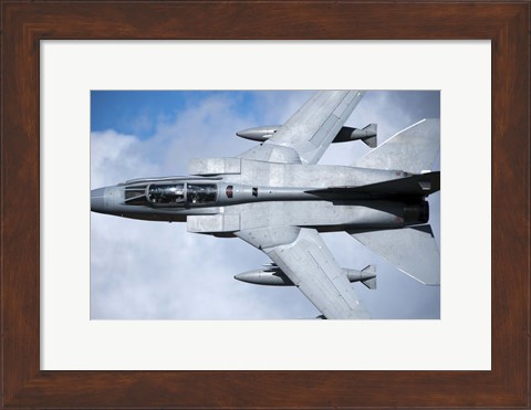 Framed Royal Air Force Tornado GR4 over North Wales Print