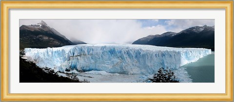 Framed Perito Moreno Glacier in Los Glaciares National Park, Argentina Print