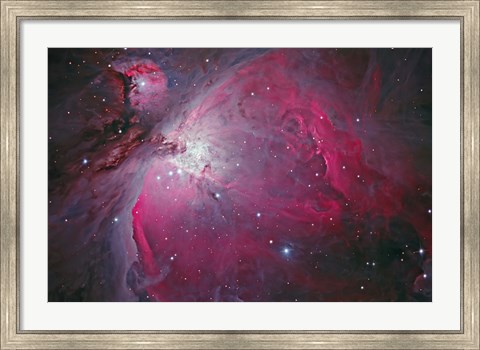 Framed Messier 42, The Orion Nebula Print