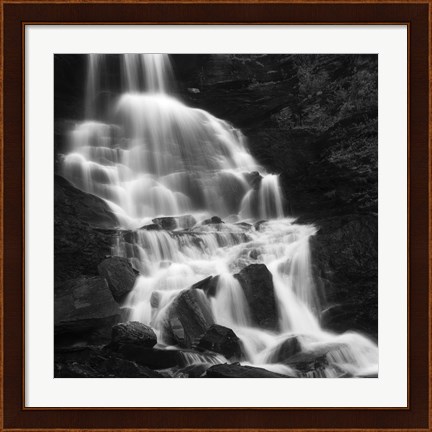 Framed Roasto Waterfall in Nordland, Norway Print