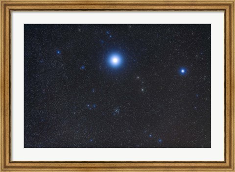 Framed Open cluster Messier 41 in the constellation Canis Major Print