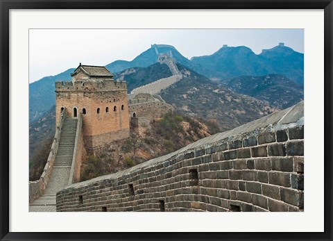 Framed China, Hebei, Luanping, Chengde. Great Wall of China Print