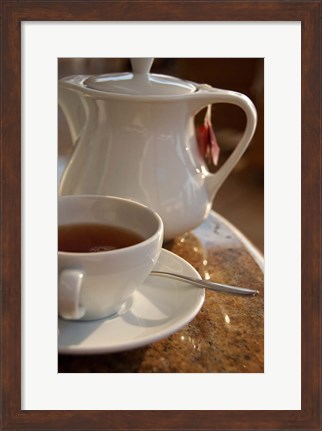 Framed Beverly Hills Hotel Morning Tea, Umhlanga Rocks, Kwazulu Natal, Durban, South Africa Print