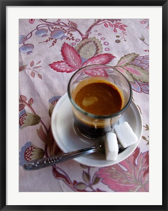Framed Cafe, Marrakech, Morocco Print