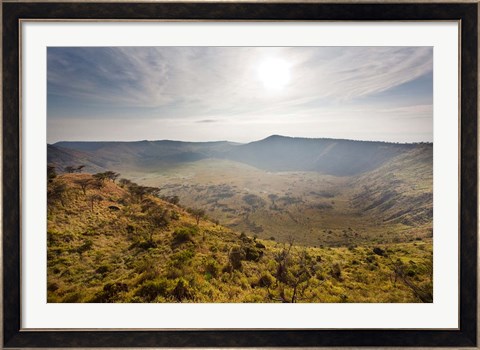 Framed Crater Area, Queen Elizabeth National Park, Uganda Print