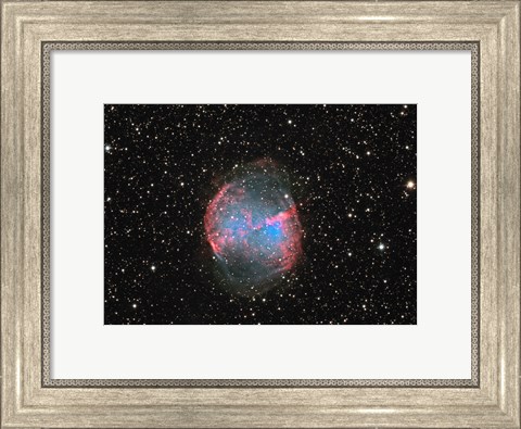 Framed M27 the Dumbbell nebula Print