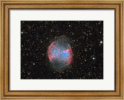 Framed M27 the Dumbbell nebula Print