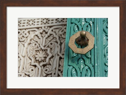 Framed Morocco, Islamic courts, Moorish Architecture Print