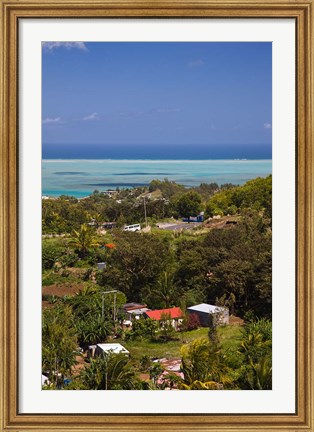 Framed Mauritius, Rodrigues Island, Western Rodrigues Print