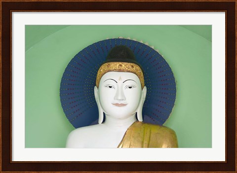 Framed Myanmar, Yangon, Stupa Shewedagon, Temple Print
