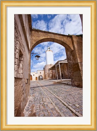 Framed Mosque in el Jadida, Morocco Print