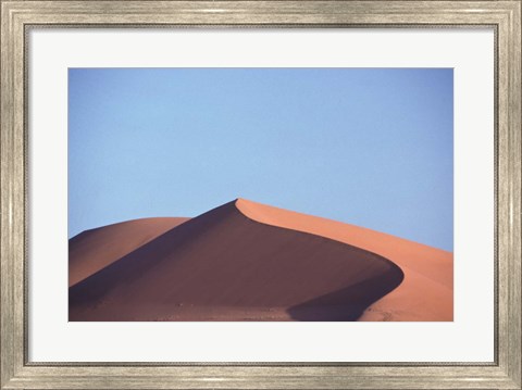 Framed Red Sand Dunes, Sahara Print