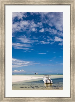 Framed Seychelles, Praslin Island, Grand Anse Beach Print