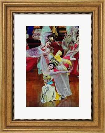 Framed Tang Dynasty Performance, Xian, China Print