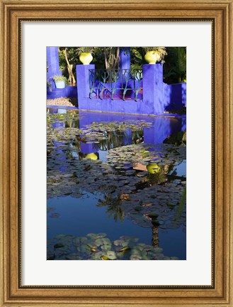 Framed Villa Reflexion, Jardin Majorelle and Museum of Islamic Art, Marrakech, Morocco Print