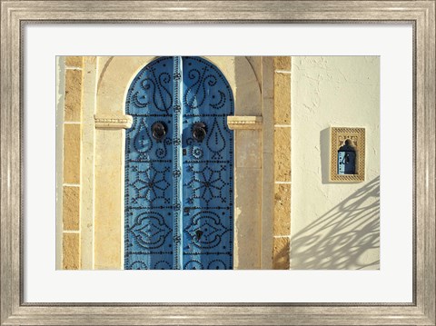 Framed Traditional Door Decorations, Tunisia Print