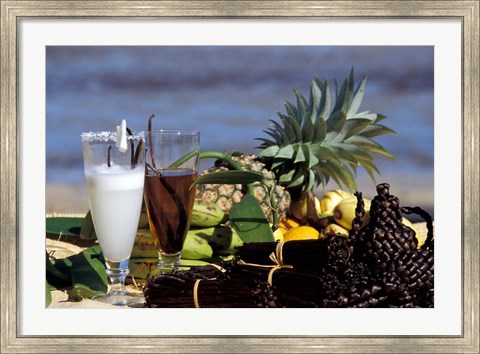 Framed Tropical Breakfast, Madagascar Print