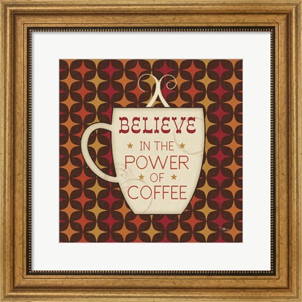 Framed Caffeine IV Print