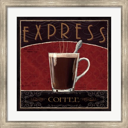 Framed Coffee Shop IV Print