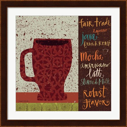 Framed Fair Trade II Print