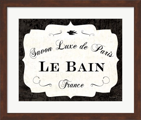 Framed Le Bain Luxe II Print