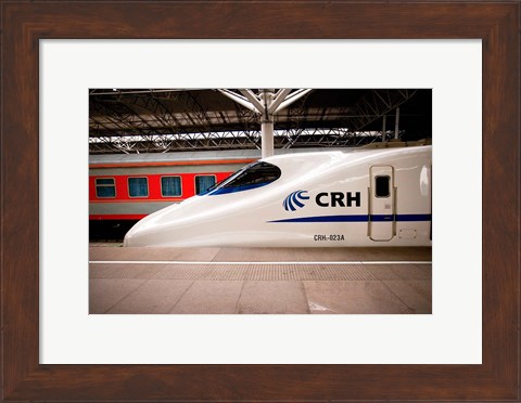 Framed China Railways, Shanghai, China Print