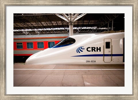Framed China Railways, Shanghai, China Print