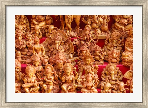 Framed Souvenir Sculptures, India Print