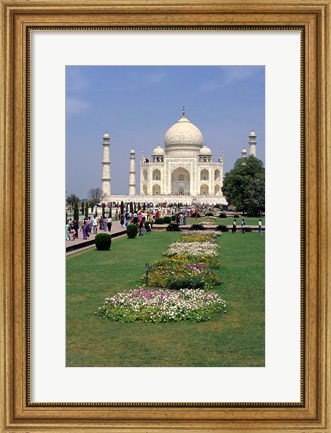 Framed Taj Mahal in Agra, India Print