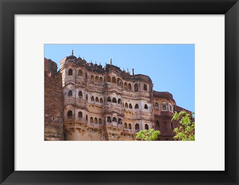 Framed Meherangarh, Majestic Fort, Jodhpur, Rajasthan, India Print
