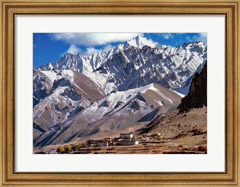 Framed India, Ladakh, Bodh Kharbu, Srinagar-Leh road Print