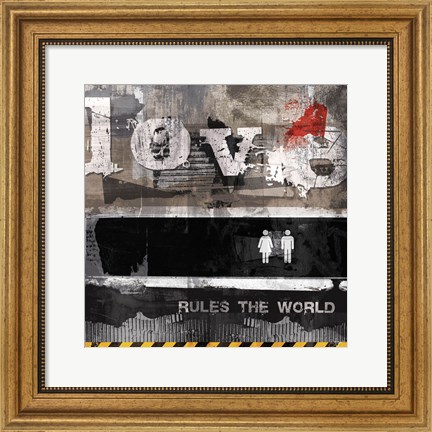 Framed Urban Love Print
