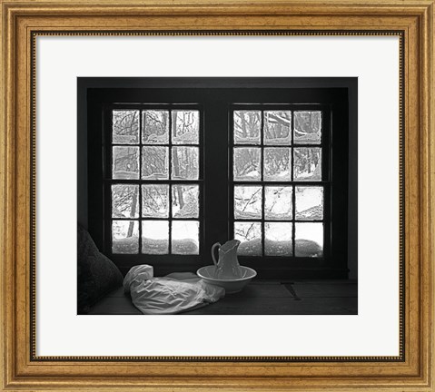 Framed Window Seat Blizzard Print