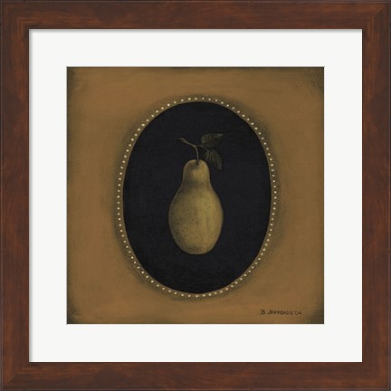 Framed Pear 04 Print