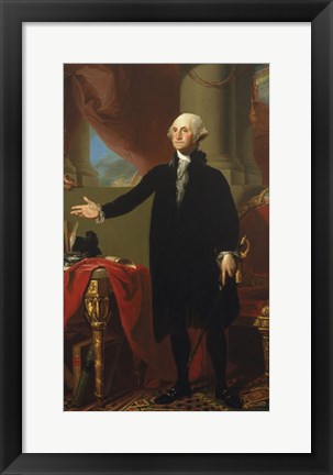 Framed George Washington (Lansdowne Portrait), 1796 Print