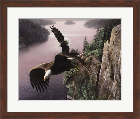 Framed Wings Over the St. Croix Print