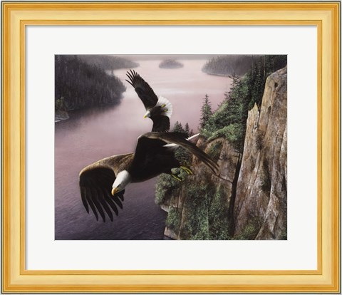 Framed Wings Over the St. Croix Print