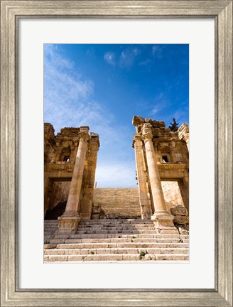 Framed Propilaeum of the Temple of Artemis, Jerash, Gerasa, Jordan Print