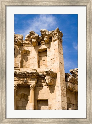 Framed Nymphaeum, Once the Roman city of Gerasa, Jerash, Jordan Print