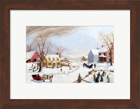 Framed Country Calling Print