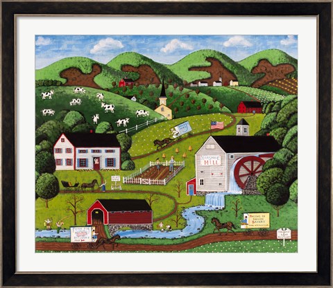 Framed Hillsdale Farms Print